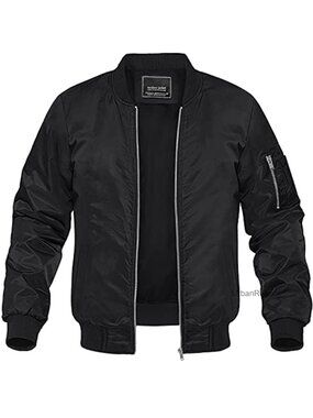 MAGNIVIT Men's Lightweight Bomber Jacket Windbreaker Casual Fall Spring Coat